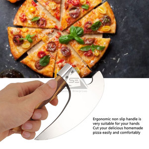 Produit phare : Hachette à pizza professionnelle de haute qualité à prix abordable avec manche en bois, idéale pour le bricolage - Product Image 3