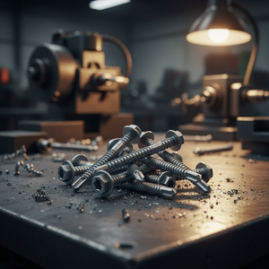 PDC Self-Drilling Screws Washer Head Zinc/Hot-Dip Galvanized Carbon Steel Metric/Inch Standard Thread Class 8 Model 5 - Product Image 1