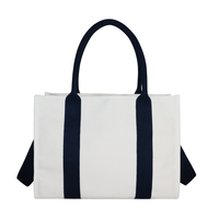 Sac fourre-tout unisexe léger et portable en toile antivol avec fermeture éclair, logo personnalisé, toutes saisons, pour les trajets quotidiens et les étudiants