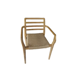 Commercial Furniture <b>Rattan</b> <b>Dining</b> <b>Chairs</b> Modern Minimalist Design Hotel Patio Furniture Wooden <b>Chairs</b> Affordable Price - Product Image 2