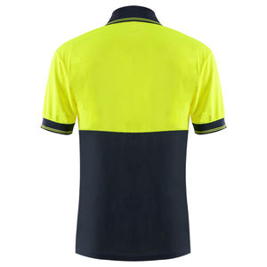 Polo de sécurité réfléchissant haute visibilité à manches courtes, uniforme de travail, vêtements de sécurité pour la construction - Product Image 5