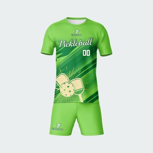 Chemise polo à manches courtes pour homme, uniforme de pickleball sportif tendance, impression 3D, vêtements décontractés pour équipe de pickleball - Product Image 2