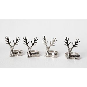 Anneaux de serviette très demandés, design tête de renne de Noël, pour porte-serviettes, décoration de table pour mariage - Product Image 2