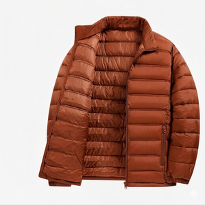 Chaqueta de Plumón para Hombre de Invierno, Diseño Nuevo de Alta Calidad, Personalizable, Ligera, Estilo Casual, Cierre de Cremallera, Logotipo Frontal - Product Image 5