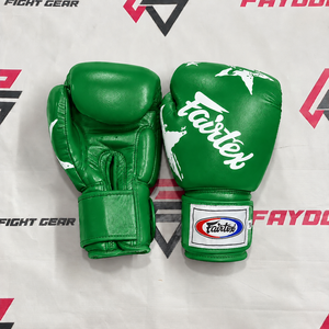 นวมชกมวยไทย Fairtex สีเหลือง ลายพิมพ์ สำหรับผู้ใหญ่ อุปกรณ์ฝึกซ้อมคิกบ็อกซิ่ง สายรัดข้อมือ ระบายอากาศได้ดี นวม MMA - Product Image 4