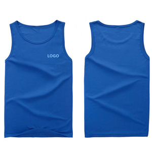 Chaleco informal personalizado al por mayor con logotipo, camiseta sin mangas para gimnasio, 100% algodón, transpirable, deportiva, para entrenamiento, singlet para hombre, camiseta sin mangas de algodón. - Product Image 4