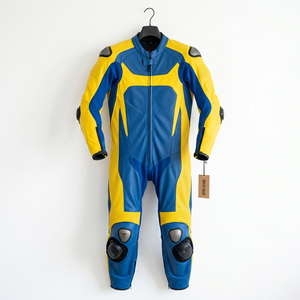 Combinaison en cuir pour moto sur mesure, taille et couleur personnalisées, pour hommes et femmes, vêtements professionnels pour la conduite à moto - Product Image 1