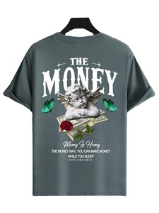 Nuestra camiseta personalizada de algodón y poliéster para hombres Algodón de origen responsable y poliéster duradero para una elección sostenible - Product Image 2