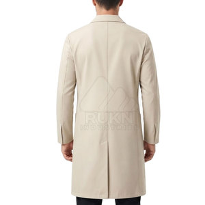 Bata de Laboratorio de Algodón 100% Tejida, Estilo Moderno, Manga Larga, Uniforme Médico con Bolsillos Prácticos para Doctores y Enfermeras - Product Image 2
