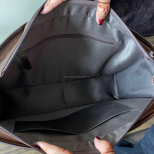 Bolso de mano de cuero de vaca mecanizado a mano de gran capacidad de nuevo diseñador con patrón de tablero de ajedrez rosa y blanco bolsos de hombro con flecos - Product Image 6