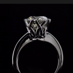 Diamante Natural Certificado IGI de 2.00 Ct, Corte Brillante, Solitario, Oro Amarillo de 14K, Anillo de Compromiso Clásico para Mujer, Joyería Evergreen - Product Image 3