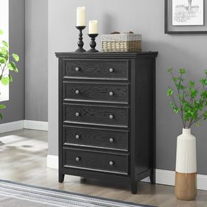 Comò Moderno a 5 Cassetti, Organizzatore per Armadio, Contenitore per Vestiti a Forma di L - Product Image 3