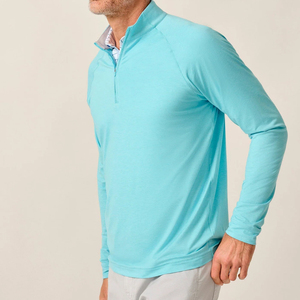 Custom High Quality Logo Men <b>Winter</b> <b>Fleece</b> Cotton QUICK DRY Knitted Quarter Zip Windproof Breathable Performance Golf Pullover - Product Image 2