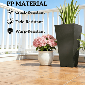 Juego de 2 Macetas de Plástico para Cultivar y Exhibir tus Plantas y Flores Favoritas - Product Image 6