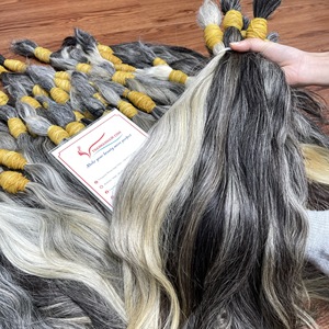 Nuevo Lote de Cabello Virgen Vietnamita Color Gris, Calidad Natural, Sin Enredos, Sin Mezclas, Precio de Fábrica al por Mayor - Product Image 2