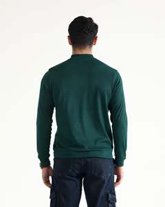 Sweat-shirt en coton surdimensionné 500 g/m², col rond, personnalisable avec broderie de logo, style streetwear pour hommes, vente en gros - Product Image 2