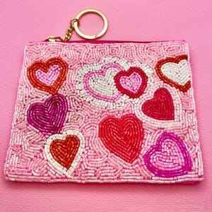 Portefeuille élégant fait main avec perles, mini porte-monnaie tendance pour filles et femmes au meilleur prix - Product Image 3