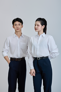 เสื้อเชิ้ตแขนยาวสีขาวสำหรับเด็ก ยูนิเซ็กซ์ ผลิตจากโพลีเอสเตอร์/คอตตอน ของโรงเรียนมัธยมต้น FMF เวียดนาม - Product Image 6