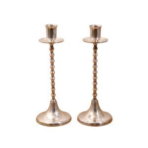 Wholesale Modern Design <b>Silver</b> Metal <b>Candlesticks</b> Candle Holders Classic Home Decor Dining Table High Polish Finish Handmade - Product Image 5