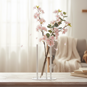 Jarrón Escultural de Estilo Nórdico Orgánico, Cuenco de Vidrio Soplado a Mano sobre Base de Rama Dorada, Decoración de Mesa Contemporánea Inspirada en la Naturaleza - Product Image 3