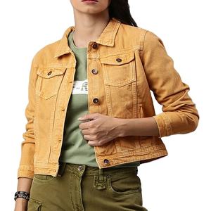 แจ็คเก็ตยีนส์ผู้หญิงคุณภาพสูง กันลม ระบายอากาศ แห้งเร็ว ติดกระดุม ใส่ได้ทุกฤดูใบไม้ผลิ ฤดูร้อน ฤดูใบไม้ร่วง ลายพิมพ์ รุ่น HS-DJ-04048 - Product Image 1