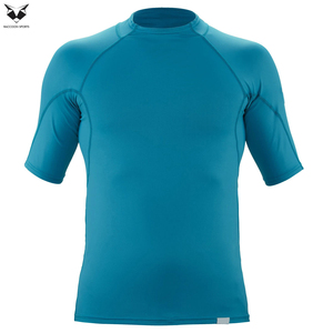 Camisetas de compresión MMA de manga corta, cómodas, súper elásticas, con protección solar, logotipo personalizado, ropa deportiva para adultos, Rash Guard - Product Image 2