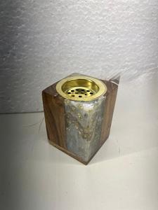 Quemador de Incienso de Cerámica Blanca, Porta Incienso Dorado, Difusor Decorativo de Aromaterapia para Regalo de Ramadán - Product Image 4