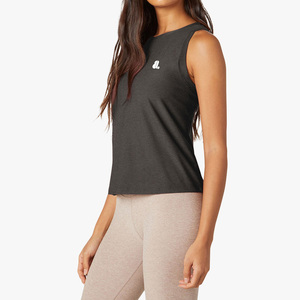 Débardeur de sport pour femme, coupe ajustée, dos nageur, respirant, vêtement de fitness décontracté - Product Image 4