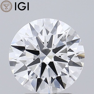 Diamante CVD cultivado en laboratorio de solitario de 2,30 quilates 8,50 MM F Color VVS2 Clarity IGI Certificado Diseño para Forever Ring - Product Image 1