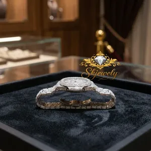 Reloj Mecánico de Pulsera con Esfera Cuadrada de Circonita Cúbica y Cristal, Ideal para Regalo de Fiesta - Product Image 3