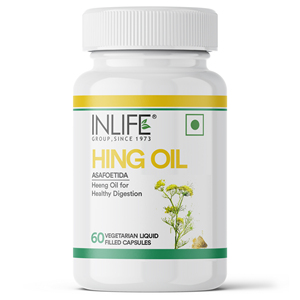 Cápsulas de Aceite de Hing INLIFE, 60 Cápsulas Vegetarianas a Base de Plantas, Extracto de Aceite de Hing en Cápsulas para Uso Diario en Adultos - Product Image 1