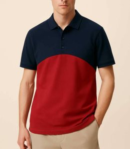 Servicio Personalizable ODM OEM, Camisetas de Golf con Mangas Raglán y Bordado Plano, Camisetas Polo a Rayas de Corte Holgado para Hombre - Product Image 4