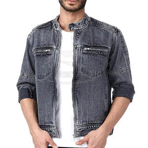 2024 <b>Men's</b> Stylish Denim <b>Jeans</b> Customer Demand Low Price Your Own logo and Custom Design Best Manufacturer <b>Men's</b> <b>Leather</b> Jacket - Product Image 1