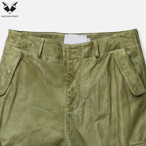 Servicio OEM ODM, Logotipo Personalizado, Impresión, Transpirable, Ligero, Duradero, Buen Proveedor, Diseño Único, Ropa Exterior para Adultos, Pantalones Cortos de Cuero - Product Image 6