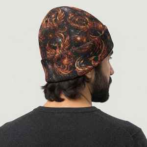 Gorro de Punto Térmico Unisex Reversible a Cuadros, 100% Algodón, Gorro de Invierno para Viajes al Aire Libre, Moda, OEM, Venta al Por Mayor - Product Image 5