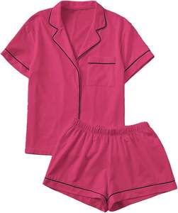 O Neck Women Sleepwear Solid Color <b>Modal</b> Pajama Sets Soft Elastic Waistband Loungewear For Home Wear Casual Style - Product Image 3