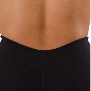 Shorts de sport pour femme, noirs, taille mi-haute, à empiècements, haute élasticité, compression, pour la gym, le yoga, le fitness, la course et l'entraînement - Product Image 6