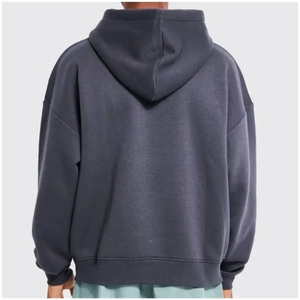 Vente en gros de sweats à capuche zippés pour hommes personnalisés avec logo personnalisé, impression numérique, tissu polaire surdimensionné, saison printemps, unisexe - Product Image 5