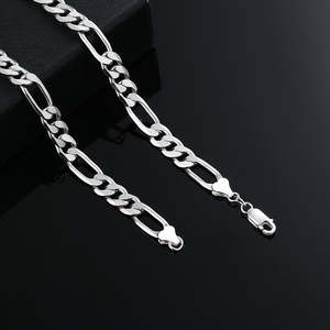 Chaînes et Colliers en Argent Sterling de Qualité Supérieure pour Hommes, Style Hip-Hop, Vente en Gros Direct Usine - Product Image 3