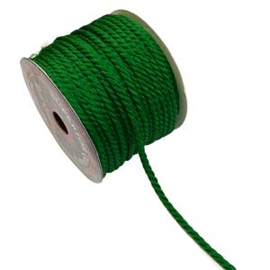 Cordón de satén de poliéster trenzado de 3 capas de 5 mm, brillante, decorativo, para manualidades, decoración del hogar, cortinas, bolsos, cordones para prendas con revestimiento - Product Image 1