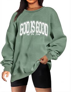 Nueva Llegada: Sudaderas Personalizadas para Mujer, Estilo Oversize, Manga Larga, Felpa de Algodón, Ropa Casual Urbana, Cómoda y Holgada para Otoño e Invierno - Product Image 3
