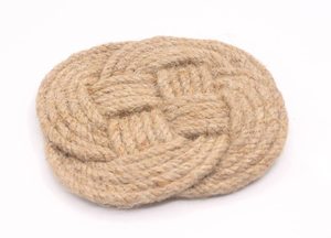 Handcrafted Jute <b>Rope</b> Coasters Natural Braided Drink Mats for Table Protection Eco Friendly Rustic Home Decor - Product Image 6