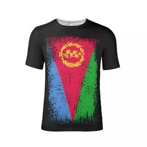 New Design Eritrean Flag Oversized Mens <b>Tshirts</b> Crewneck Custom Eritrea Printing Unisex Short Sleeve best quality in good prices - Product Image 3