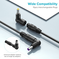 Cargador Universal de 65W para Portátiles HP, Dell, Samsung, Sony, Acer, Asus, Toshiba, ThinkPad, Fujitsu, Ultrabook