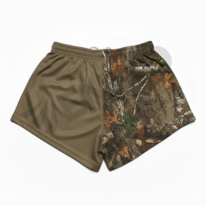 Nuevos Pantalones Cortos de Rugby Estampados 100% Poliéster para Hombre, Premium, Talla Grande, Bolsillos Abiertos, Secado Rápido y Transpirables - Product Image 2