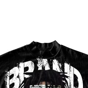 Camisetas Blancas para Hombre 100% Algodón, Impresión Serigráfica, DTF, DTG, para Apliques de Chenilla, Bordado, Lavado Ácido, Multicolor - Product Image 5