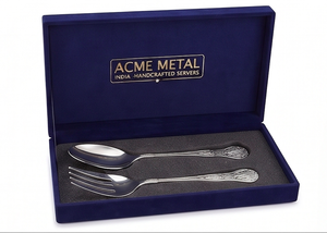Duo de serveurs à salade royaux victoriens en acier inoxydable, finition miroir argenté, pour décoration sur le thème du luxe et panier-cadeau - Product Image 4