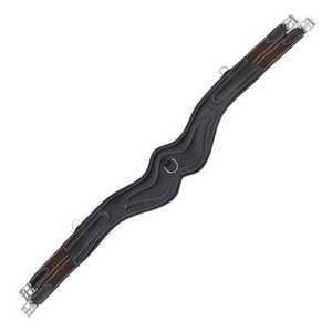 Sangle de cheval en cuir véritable pour selles anglaises – Sangle équestre réglable avec finition haut de gamme - Product Image 2
