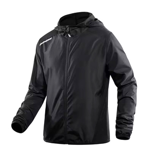 OEM Wholesale Breathable <b>Men's</b> Waterproof Jackets <b>Rain</b> <b>Coat</b> Raincoat with Hood <b>Men</b> Reflective <b>Rain</b> Jacket - Product Image 1