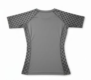 Rashguard de BJJ sin Gi para Mujer, Manga Corta, Poliéster/Spandex 240g, Secado Rápido, Transpirable, para Lucha, Natación y Surf - Product Image 2